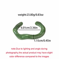 Fashion Unique Irregular Acrylic Cuff Bracelets for Women Simple Texture Multicolor Geometric Open Bangle Female Jewelry - Image 6