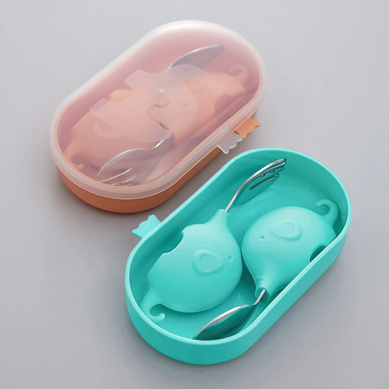 Toddler Forks And Spoons Kid Safe Utensils Children's Flatware Kids Cutlery Set Safe And Easy Grip Eating Spoon Fork Set With