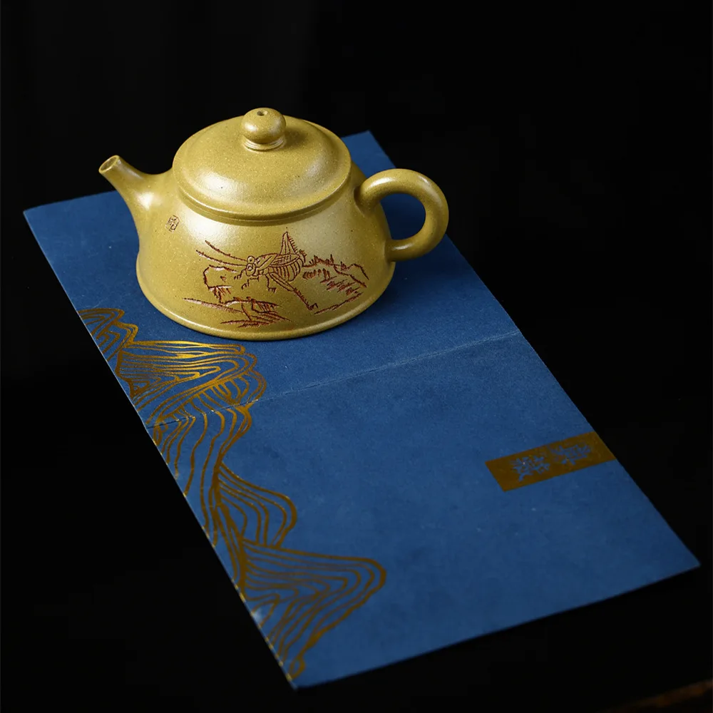 

150cc Handmade Section Mud Xishi Tea Pot Chinese Yixing Purple Clay Teapots Customized Beauty Kettle Zisha Tea Set