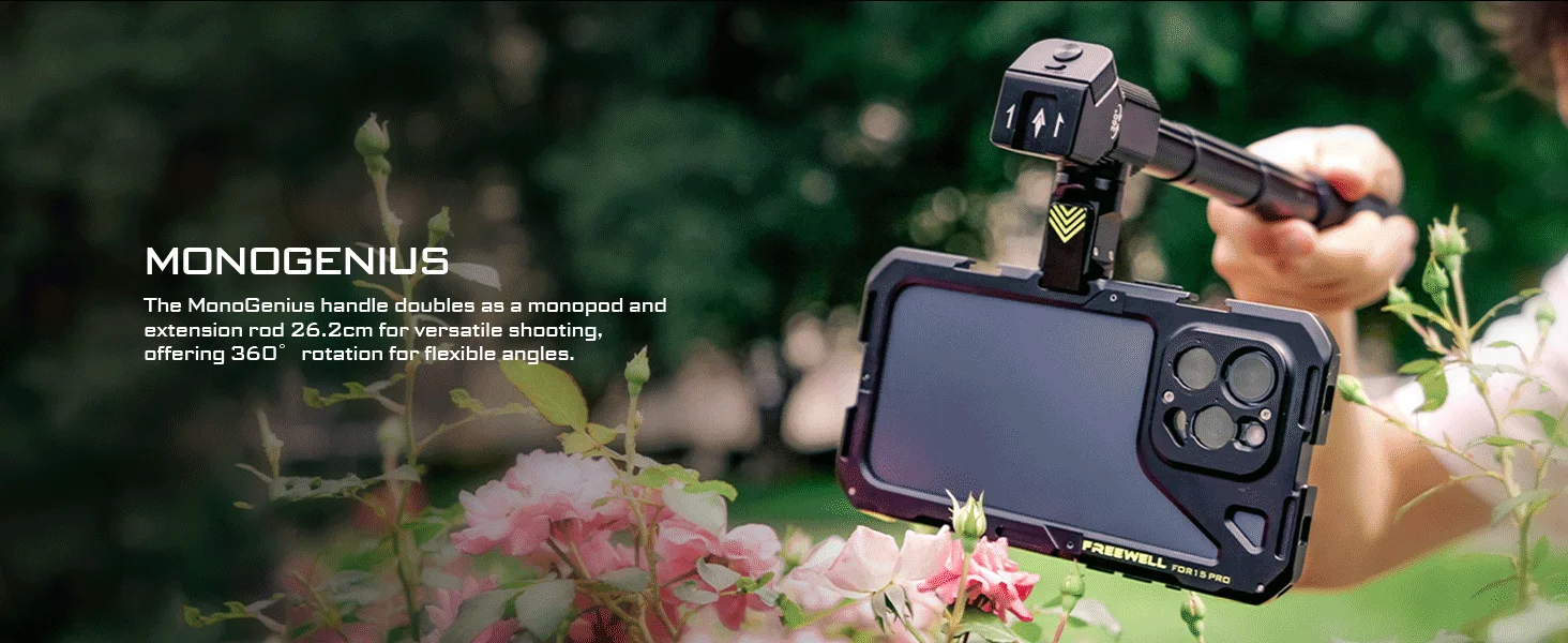 Freewell SmartPhone Genius Rig Cage Tripod Basic Kit for iPhone 16 / 17 Pro & Pr