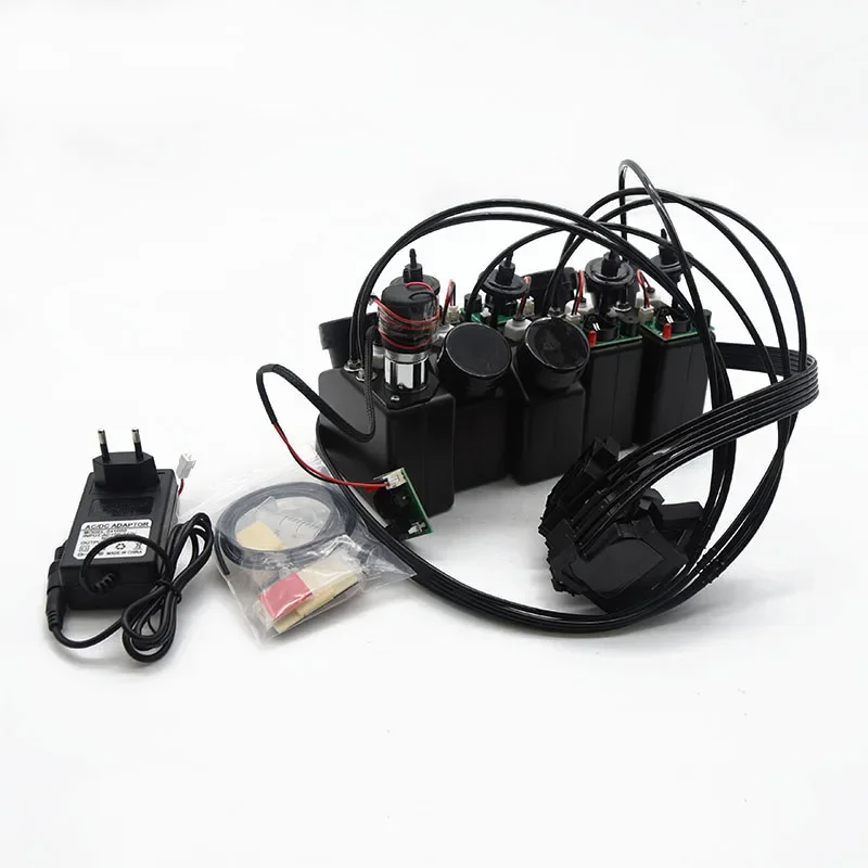 교반기 포함 UV 화이트 잉크 CISS 잉크 레벨 센서 알람 화이트 잉크 탱크, 엡손 L1800 L805 프린터용 수정 UV 화이트 잉크 탱크, 1 개
