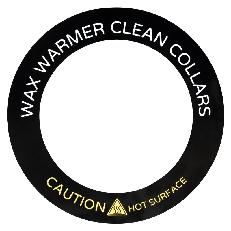10pcs Disposable Wax Heater Protective Collars Paper Ring Cleaning-free Square Round  Anti-fouling 110mm Replace Warmer Collar 5