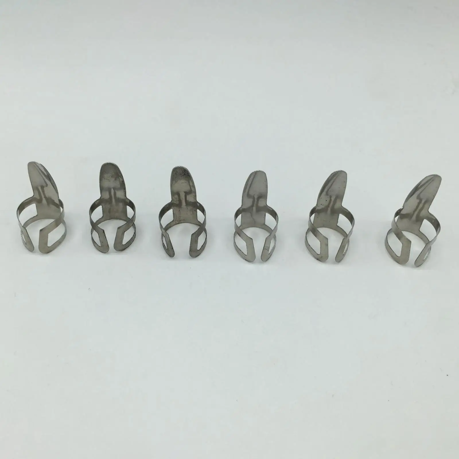 6 Pieces Classic Guitar Pick Plectrums Stainless Steel for Electric Guitar
