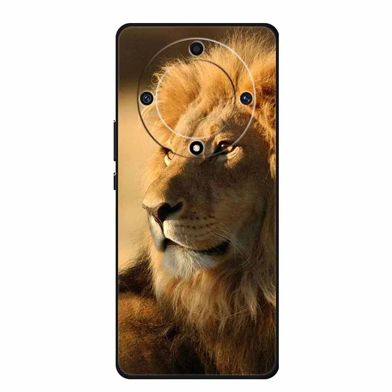 Stylish Painted Soft Silicone Back Cover for Honor X9a – Protective and Popular Coque