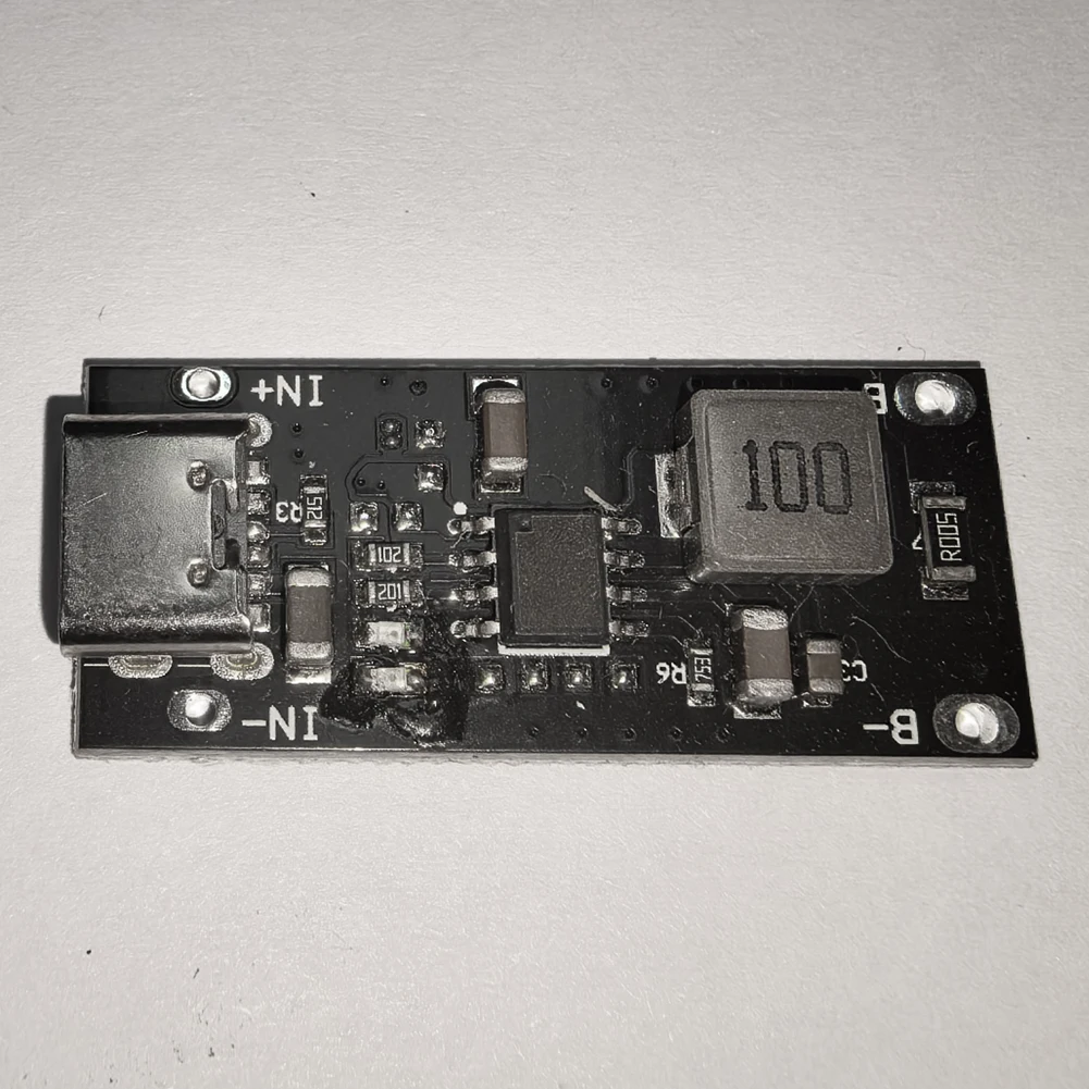Power Supply Module Board 3A 5V To 4.2V 4.35V Type C Polymer Ternary Lithium Battery Charger Module with Indicator for Computer
