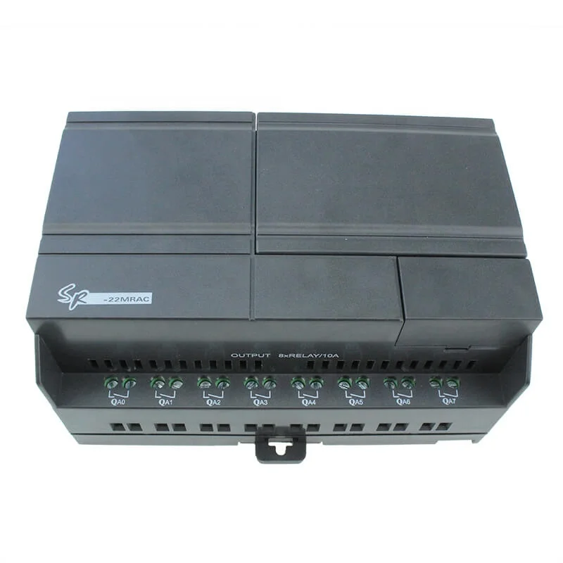 

SR-22MRDC DC12/24V 14 points DC input (with 8 points analog ) , 8 points relay output programmable logic controller PLC