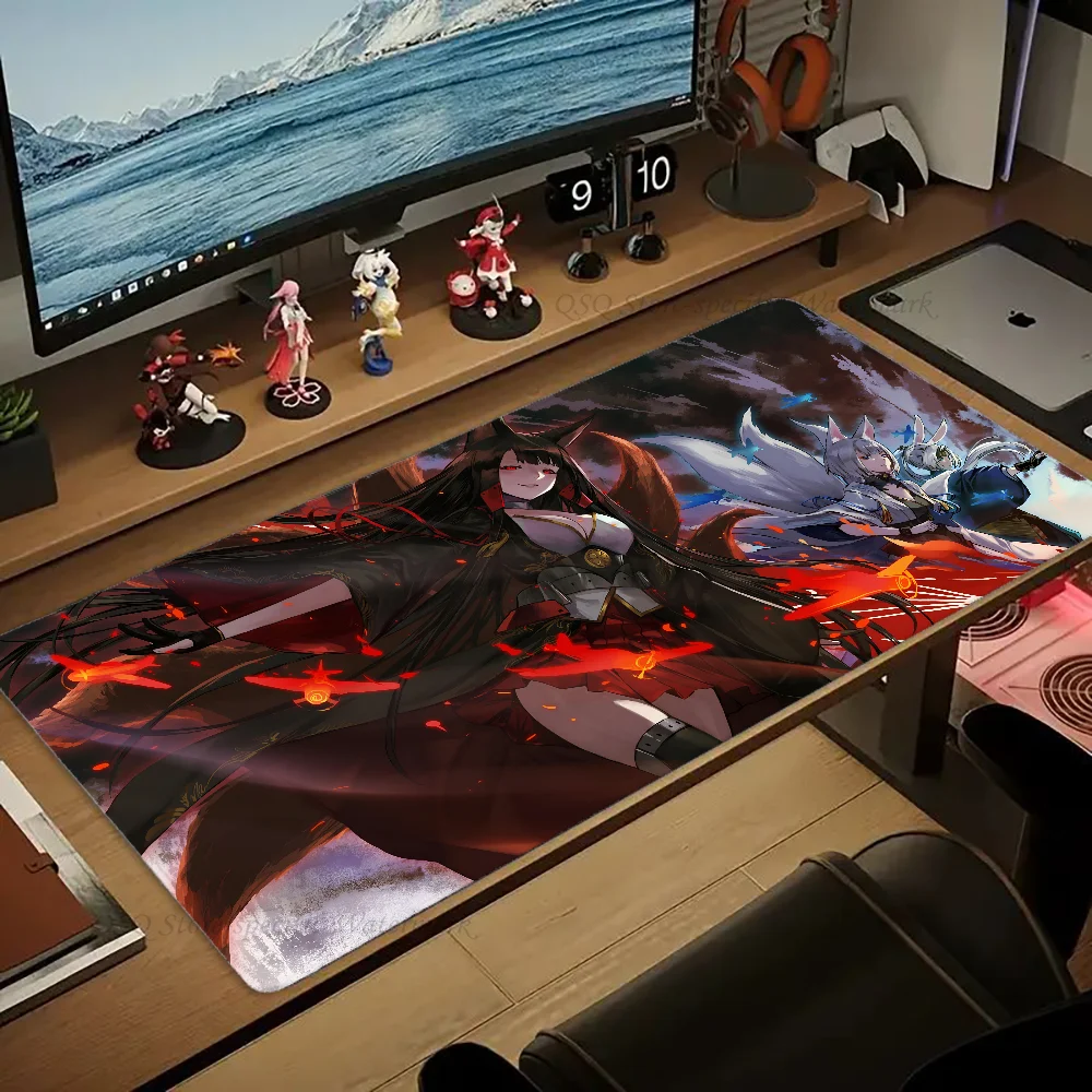 1pc Akagi A-Azur Lane Mouse Pad Desk Mat With Pad Gaming Accessories Prime Gaming XXL Keyboard Pad Padding Mat 2