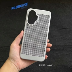Fashionable Lightweight PC Hard Phone Back Cover - Cooling Case, Slim Shell Design - Poco F7 (Silver)