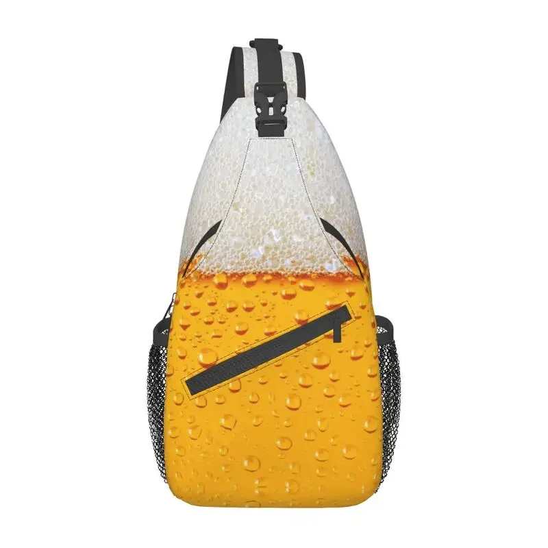 

Customized Delicious Ice Cold Beer Sling Bags Men Cool Alcohol Lover Shoulder Crossbody Chest Backpack Travel Hiking Daypack