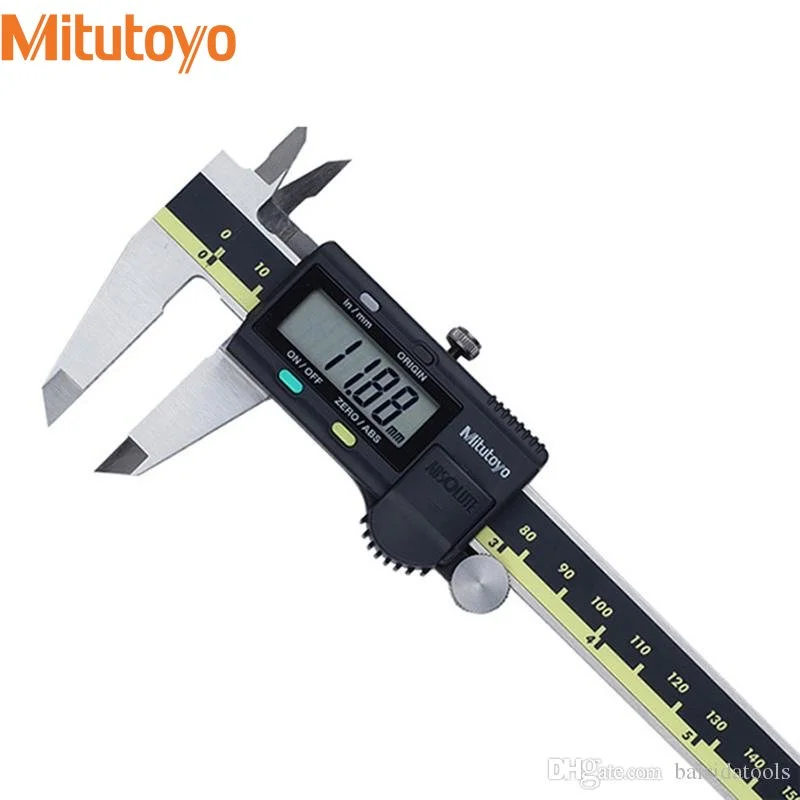 Mitutoyo 켈리퍼 LCD 디지털 버니어 캘리퍼스, 전자 측정 도구, 스테인레스 스틸 01, 150 200, 300mm, 500-196-20, 6, 8 인치