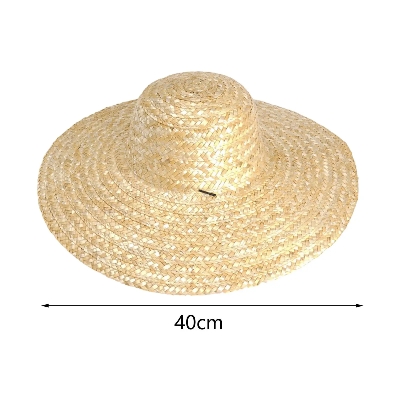 Summer  Straw Hat Breathable Functional with Wind Lanyard Versatile for Hiking Fishing