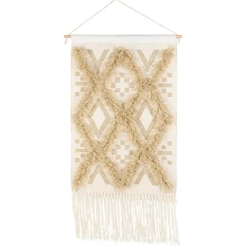 Coastal Farmhouse Khaki Tapestry Wall Hanging for Living Room, Bedroom, Office or Kitchen (48 2