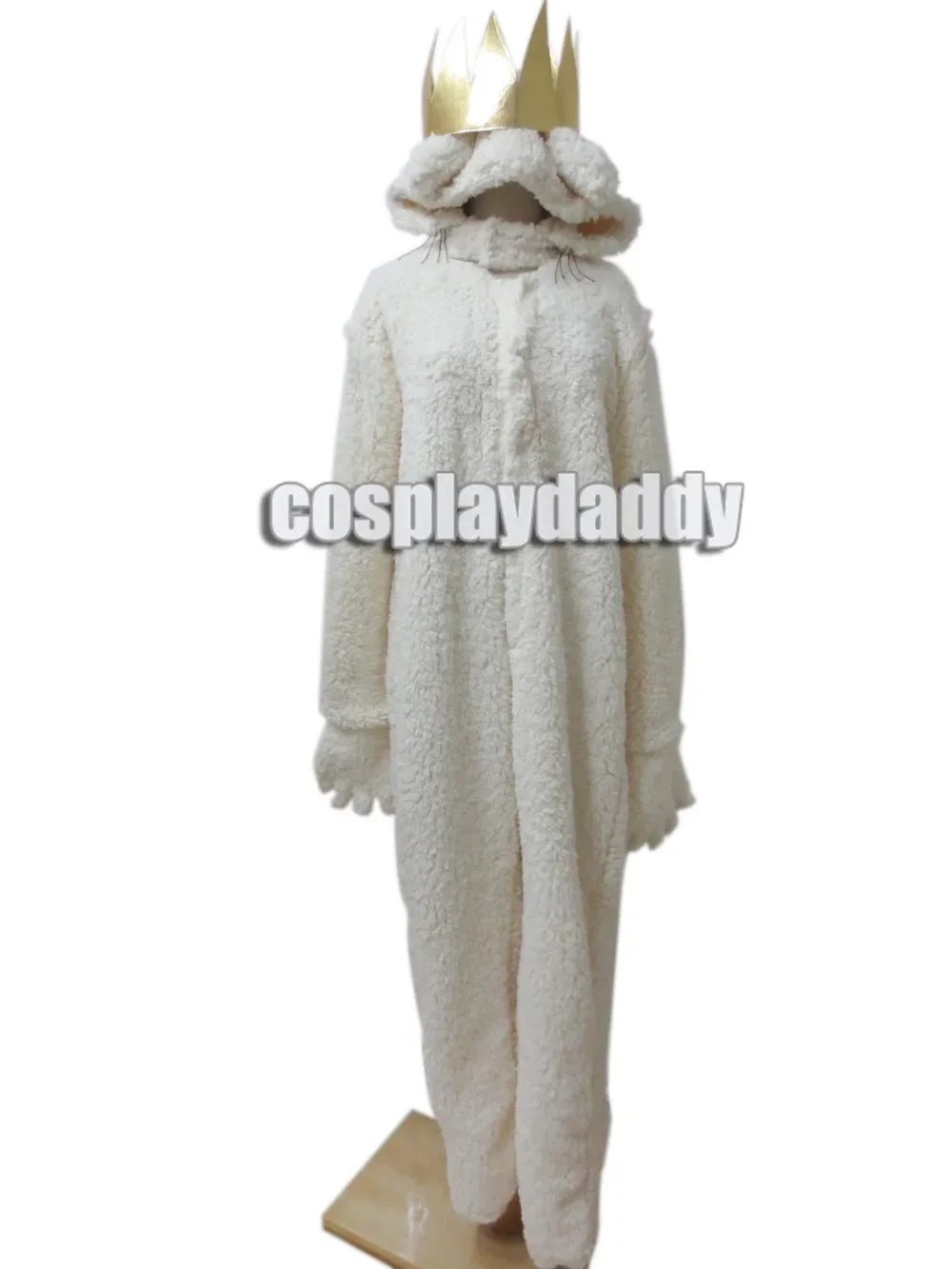 

Where the Wild Things Are Wolf King MAX Halloween Costume Hoodie with crown Cosplay Costume