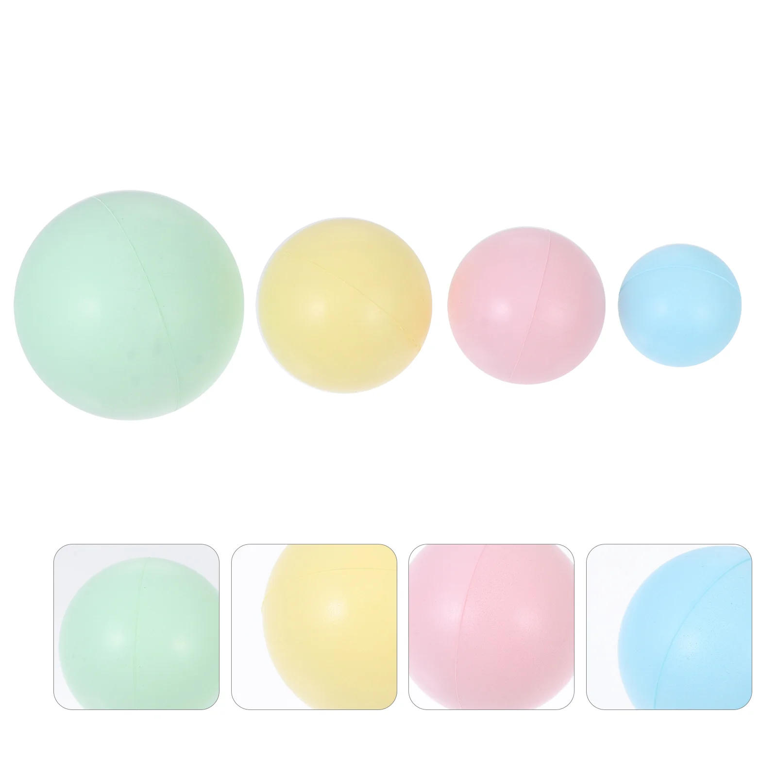 

4 шт., Детские тренировочные мячи для пальцев (разные цвета)