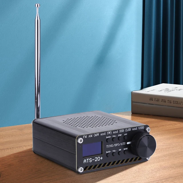 Radio Portátil ATS 20+ Plus: Receptor FM/AM/SW/SSB, Grabador Y Pantalla 0,96”