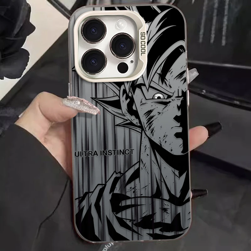 Ultra Instinct Goku & Ultra Ego Vegeta Visual Impact Half-Face Phone Case