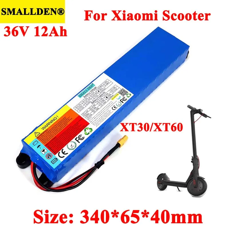 

Аккумулятор SMALLDEN литиевый для Xiaomi M365, 36 В, 12 А · ч, 18650