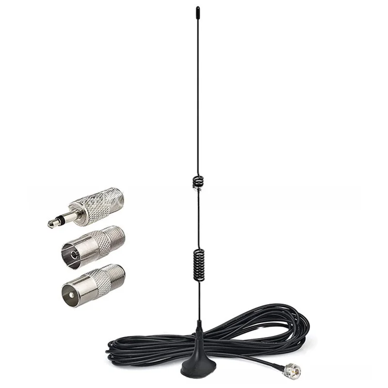 Duke AM/FM Suction Cup Antenna Magnetic Base FM Radio Antenna Indoor Digital High-definition Radio Antenna