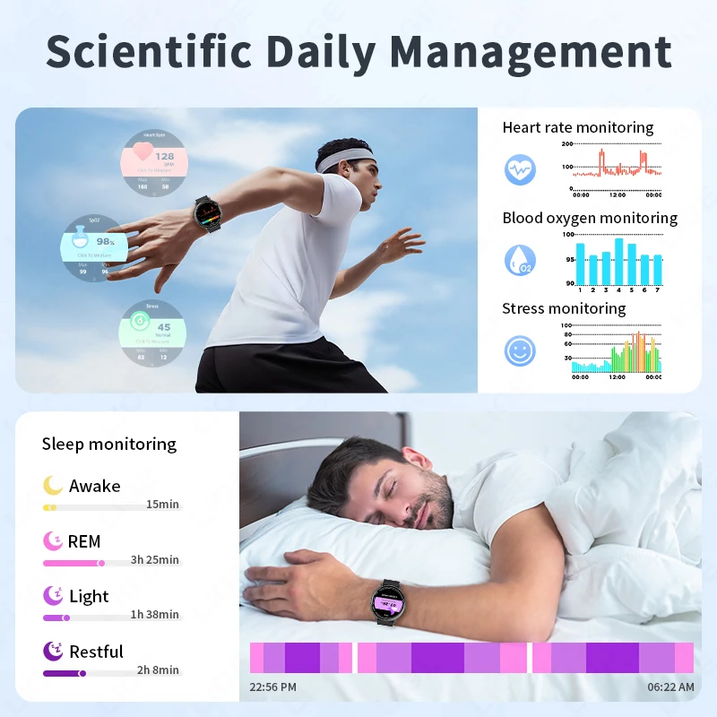 LIGE GPS Smart Watch Heart Rate Monitoring Bluetooth Call Outdoor Sports 1ATM Waterproof 1.39 Inch Screen Men Woman Smartwatch