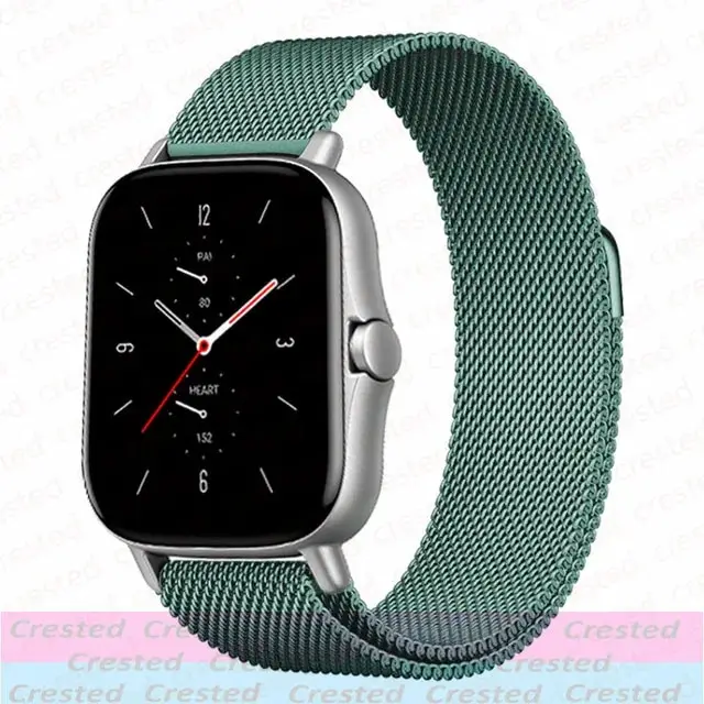 Sleek Milanese Metal Watch Bracelet - Adjustable 20mm/22mm Band