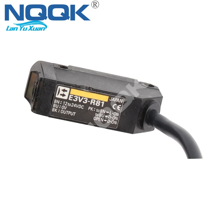 

E3V3-R81 12 to 24V DC Photoelectric color mark switch sensor photocell