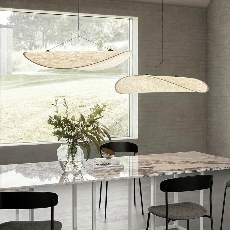 Modern Silk Pendant Lamp Home Decor Chandeliers for Living Room Bedroom Restaurant Nordic Drop Light Indoor Lighting Fixtures 2