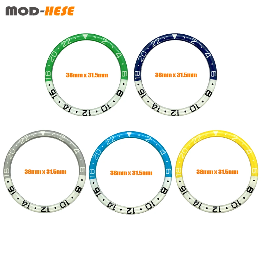 38Mm Skx007 Inserto Lunetta In Resina Luminosa Adatto Per Seiko 5 Skx007 Srpd Cassa Dell'Orologio Nh35 Cassa Dell'Orologio 38X31.5Mm Anello Con Insert
