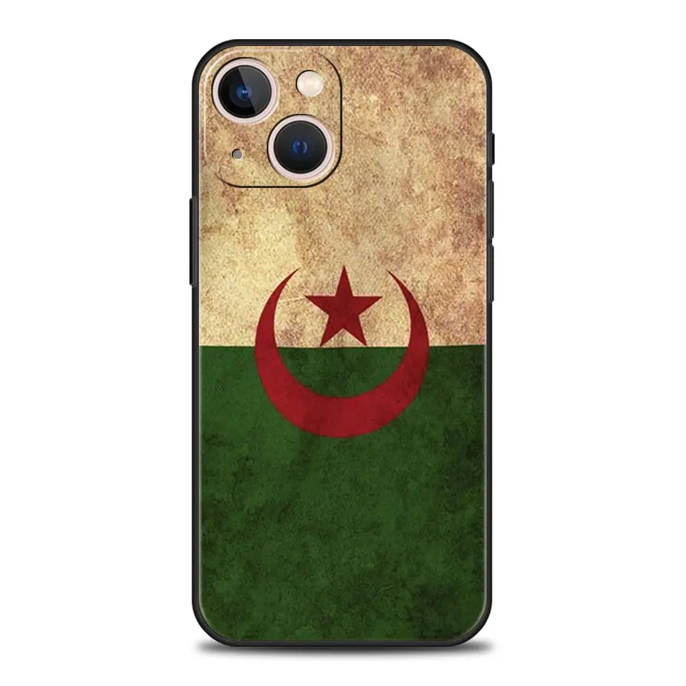 Algeria Passport Design Soft TPU Protective Phone Case