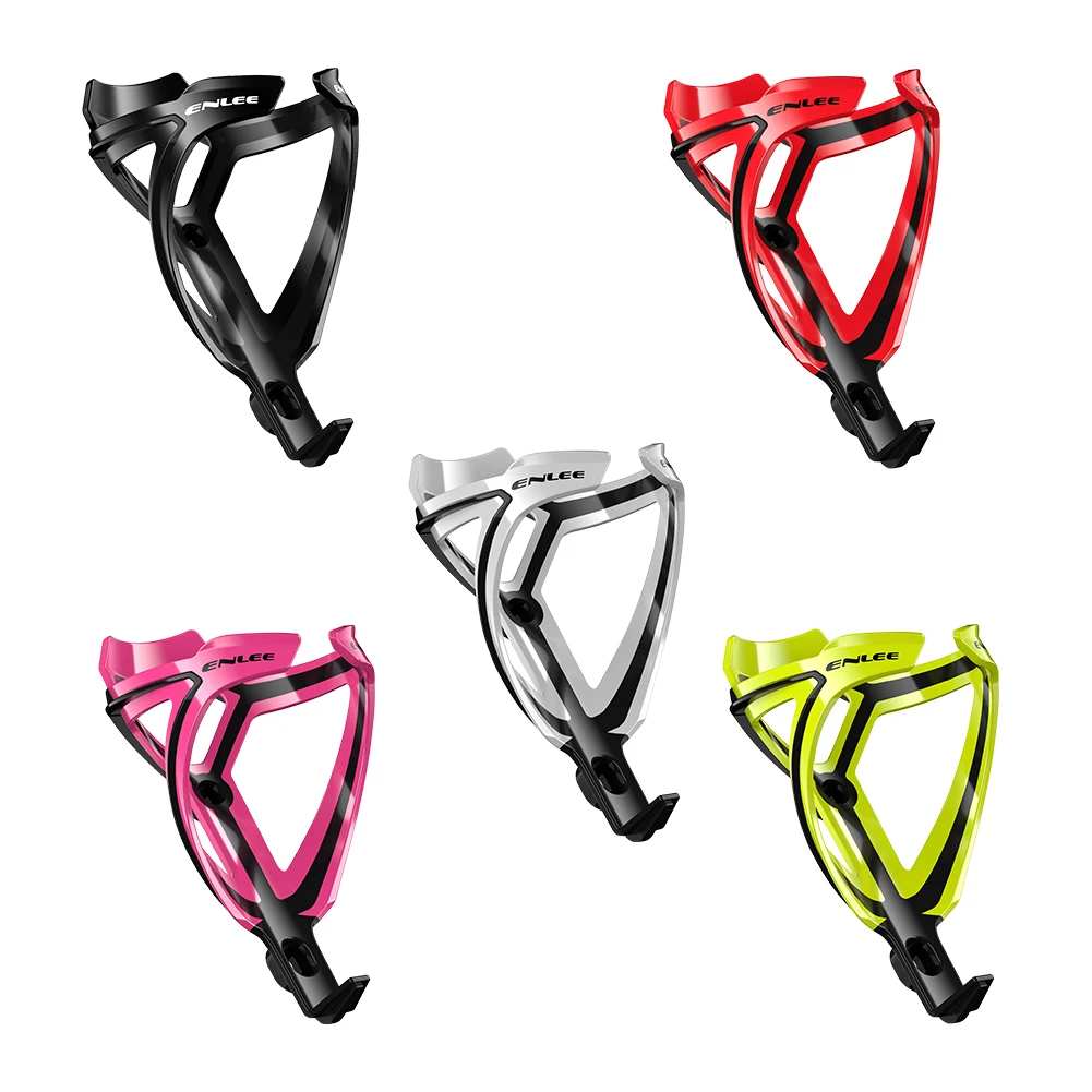 Bicycle Water Bottle Cage Bicycle Bottle Holder Water Bottle Holder ENLEE Bicycle Water Bottle Cage Universal Bike Bottle Kettle Rack Wear-resistant Lightweight MTB Bicycle Accessories