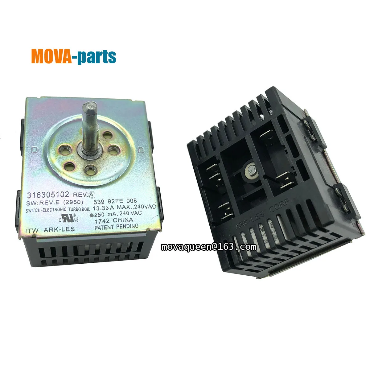 1Pcs Oven Burners Accessories WP316305102 Electronic Mechanical Switch With Power Plug