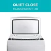 Small Portable Washer, Washing Machine for Household Use, Portable Washer 3.0 Cu. Ft. with 6 Cycles, Transparent 3