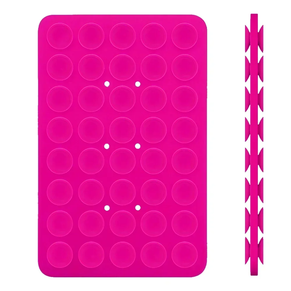 Set of 2 Double-Sided Silicone Suction Holder Phone Cases - Universal Back Cover