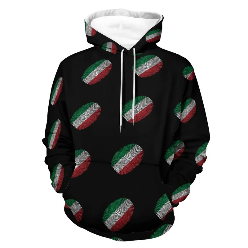 thumbnail image 1 of Sudadera con capucha con estampado 3D de la bandera de Italia para hombre, ropa deportiva de moda, novedad en sudaderas y sudaderas, jerseys deportivos italianos del ejército, 1 of 5
