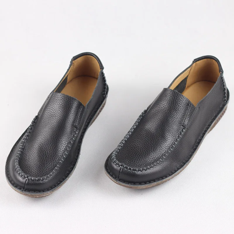 premium-cowhide-loafers-leather-men's-shoes-handmade-driving-shoes-casual-walking-work