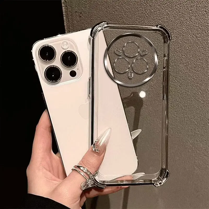 Enhanced Anti-Shock Protective Case with Lens Guard and Plating Finish
