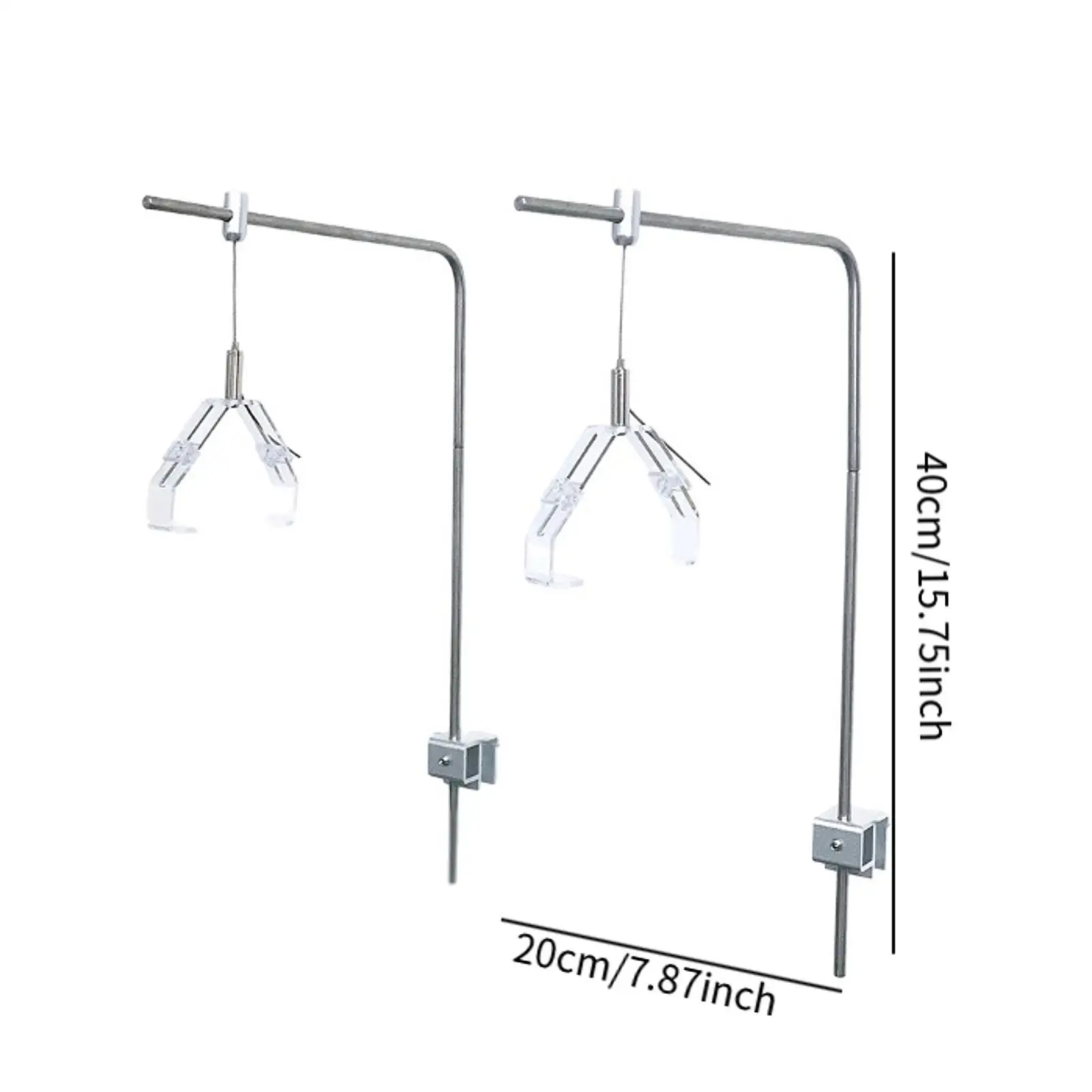 2Pcs Aquatic Plant Lighting Holder, Aquarium Light Bracket Mount for Marine Tanks, Fish, Aquatic Plants, Saltwater