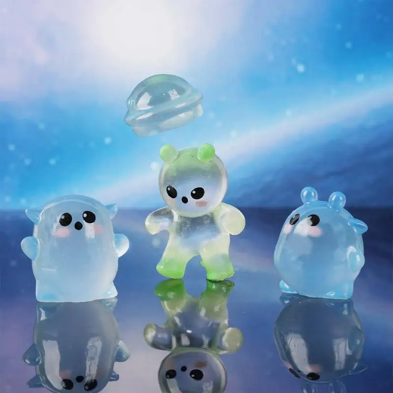 Noctilucous Tiny Resin Miniature Glowing In The Dark Resin Tiny