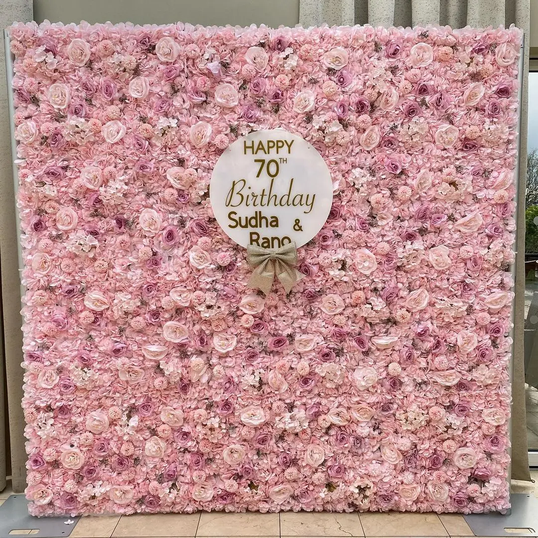 SilkRosesFlowerWallDecorFlowerBoardArtificialFlowersBirthday