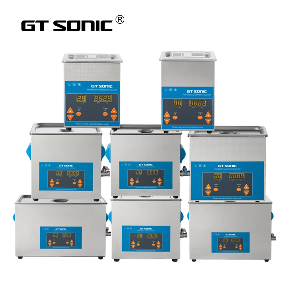 GTSONIC Ultrasonic Bath 800ML 2L 3L 6L 9L 13L 20L 27L 50-600W Ultrasonic Cleaner Degas With Heater Timer Digital Display