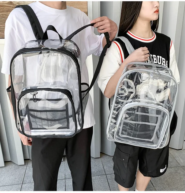 Pvc Backpack See Through Backpack Walmart New Women's Clear