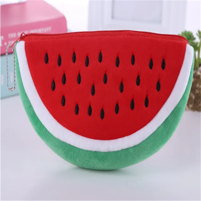 24PCS Fruit Coin Pouch , Small Plush Coin Pouch 5