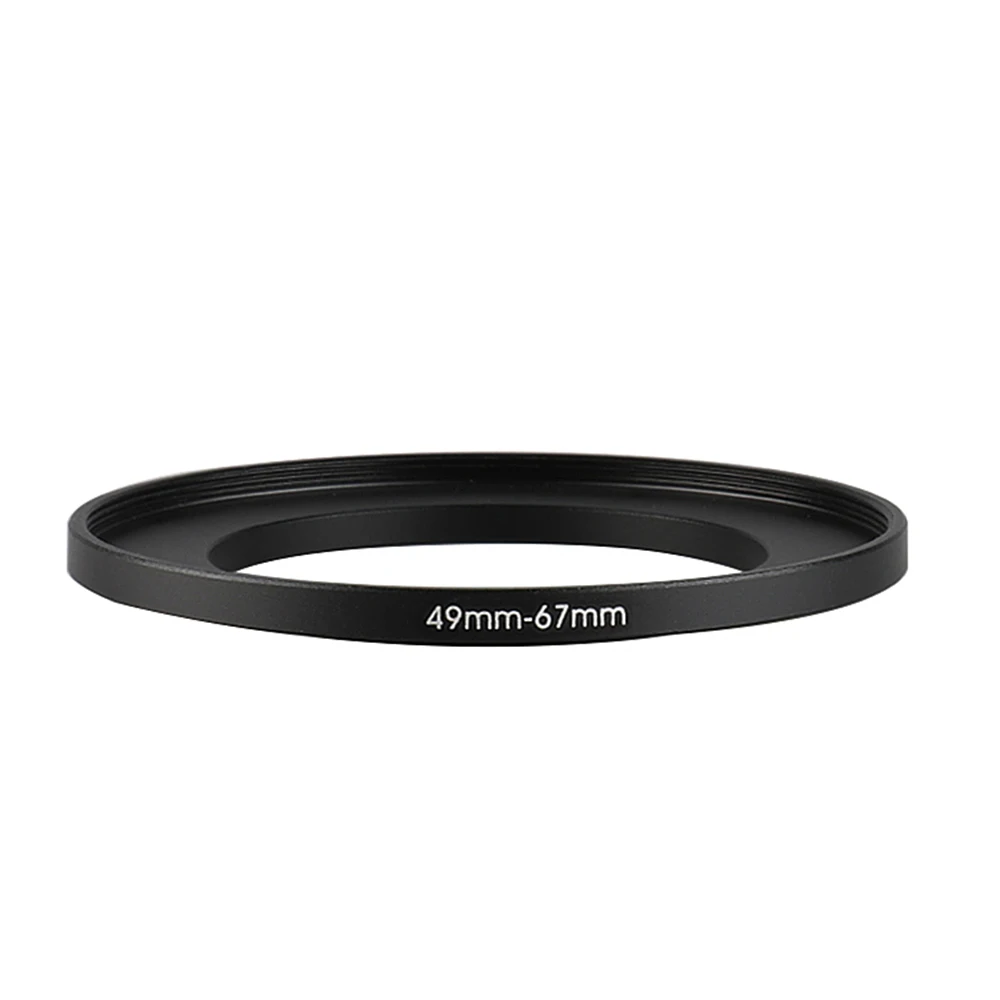 Description Picture 4 of itemAluminum Black Step Up Filter Ring 49mm-67mm 49-67 mm 49 to 67 Filter Adapter Lens Adapter for Iconic Brand Nikon Iconic Brand DSLR Camera Lens