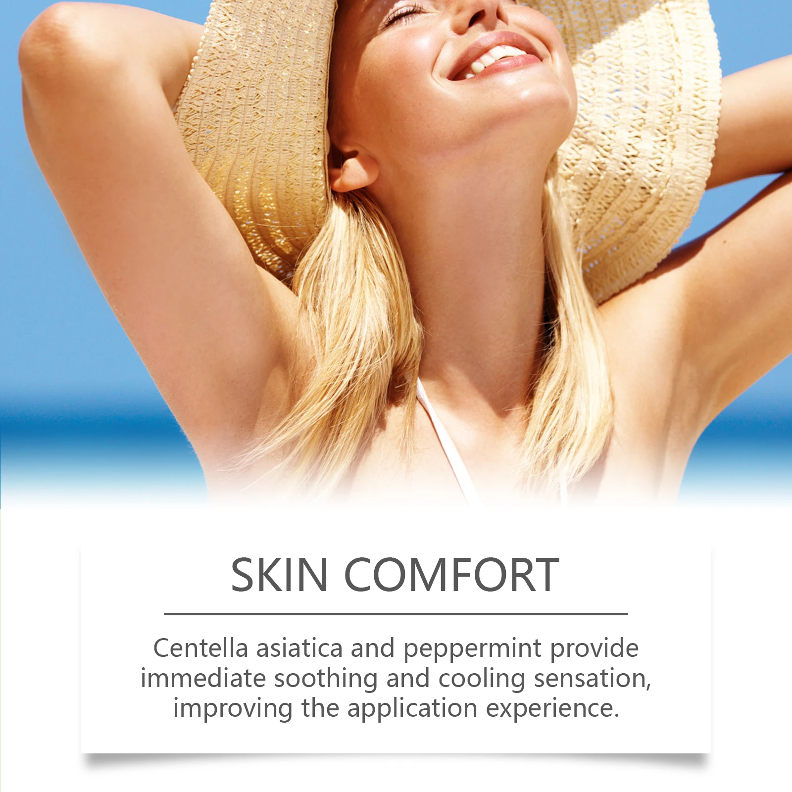 EELHOE Centella Sunscreen Spf50 Refreshing Sun Protective Cream Anti Sunburn Moisturizing Sunscreen Skin Care UV Stick