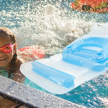 Inflatable Floating Swimming Inflatable Floating Pad Mat PVC Environmental Protection Lightweight Portable Summer Toy Gift 1