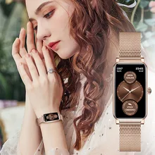 

New Luxury Ladies Smart Watch,Sports Fitness Tracker Heart Rate Blood Pressure Female Cycle Monitoring Fashion Watches for Women