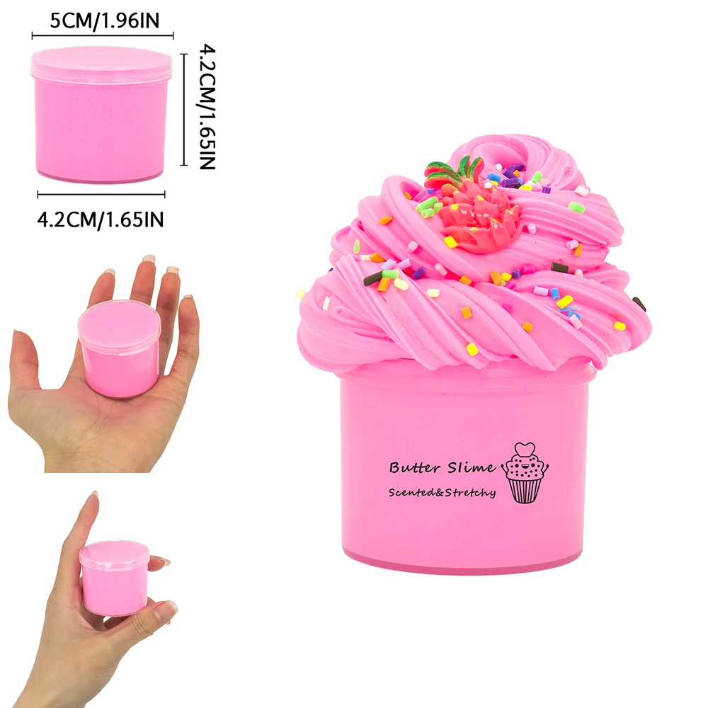 Lollipop Panda Slime Ice Cream Cotton Mud Slime Foaming Glue DIY Decompressing Toy slime kit fluffy slime