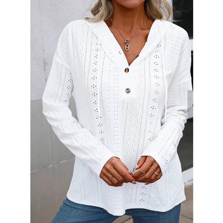 Рисунок 2 - Женская хлопковая ажурная рубашка-блузка