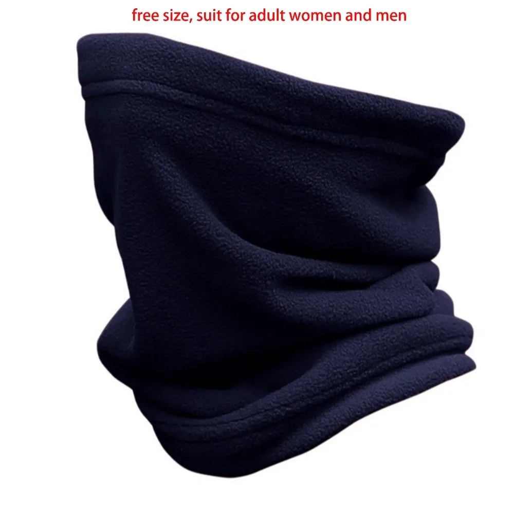 Polar Fleece Unisex Windproof Scarf for Outdoor Sports