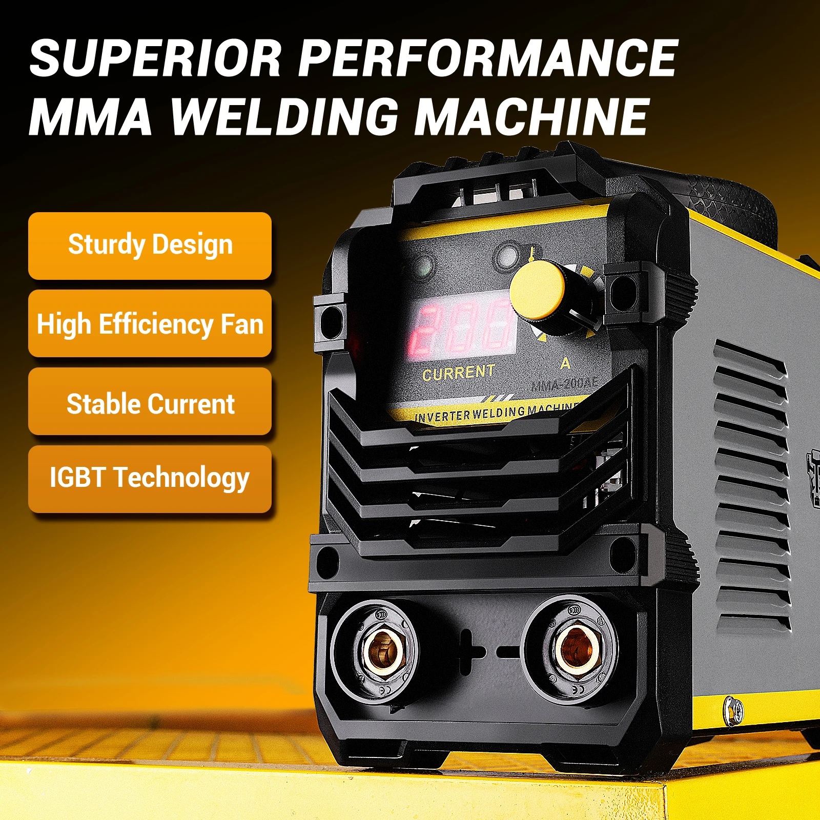 DEKO MMA Series DC Inverter ARC Welder 220V IGBT MMA Welding Machine 160/200 Amp Welding Working Lightweight Efficient 2
