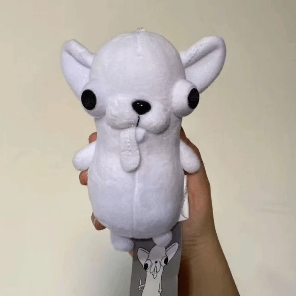 Stuffed Animals Chihuahua Pendant Puppy Pet Keychain Pendant Stuffed Chihuahua Doll 17cm Kawaii Chihuahua Simulation Dog